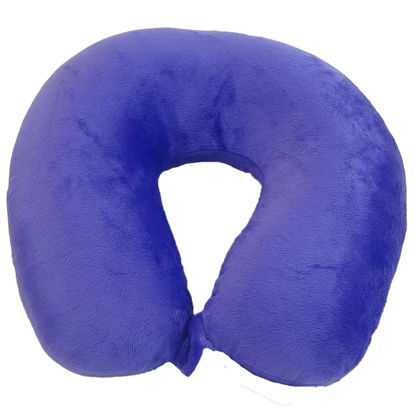 Picture of World's Best Feather Soft Microfiber Neck Pillow, Purple