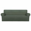 Picture of PureFit Super Stretch Chair Sofa Slipcover - Spandex Non Slip Soft Couch Sofa Cover, Washable Furniture Protector with Non Skid Foam and Elastic Bottom for Kids, Pets （Oversized Sofa，Grayish Green）