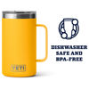 Picture of YETI Rambler 24 oz Mug, Vacuum Insulated, Stainless Steel with MagSlider Lid, Alpine Yellow