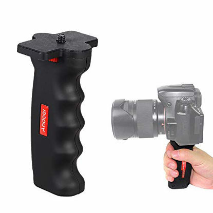 Picture of Andoer Wide Platform Pistol Grip Camera Handle with 1/4" Screw for SLR DSLR DC Canon Nikon Sony iPhone Xiaomi Smartphone