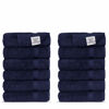 Picture of Chakir Turkish Linens |Hotel & Spa Quality 100% Cotton Premium Turkish Towels |Soft & Absorbent (12-Piece Washcloths, Navy)