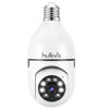 Picture of Light Bulb Camera PTZ WiFi 360 Degree Panoramic IP Camera, Surveillance CCTV Cameras with Night Vision Human Motion Detection and Alarm (Included 128 GB Card)