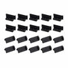 Picture of Futheda 20PCS Universal Silicone USB 2.0/3.0 Port Plug Cover Cap Female Jack Interface Anti Dust Protector Black Compatible with Tablet PC Notebook Laptop