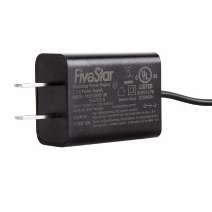 Picture of Five Star UL Listed 100-240V AC to 12VDC 0.5A 500mA CCTV Camera Power Supply AC to DC Switching Power Adapter