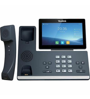 Picture of Yealink T58W PRO with Blue Tooth Handset 16 Lines. 7-Inch Color Touch Screen Display. Dual USB Ports, Dual-Port Gigabit Ethernet, PoE, Power Adapter Not Included (SIP-T58W PRO)