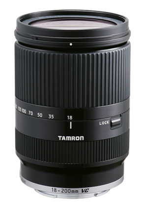 Picture of Tamron 18-200mm Di III VC (Black) for Sony E-Mount Mirrorless Interchangeable-Lens Camera (Model B011) - International Version (No Warranty)