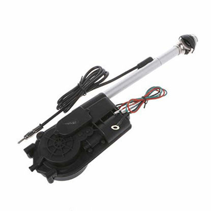 Picture of MASO Electric Telescopic Antenna Fitting Kit FM AM Radio for car Replacement Wing Mount Car Automatic Aerial