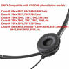 Picture of Office Binaural Headse Compatible with Cisco Phones 7940 7960 7970 7962 7975 7961 7971 7960 8841 All Series