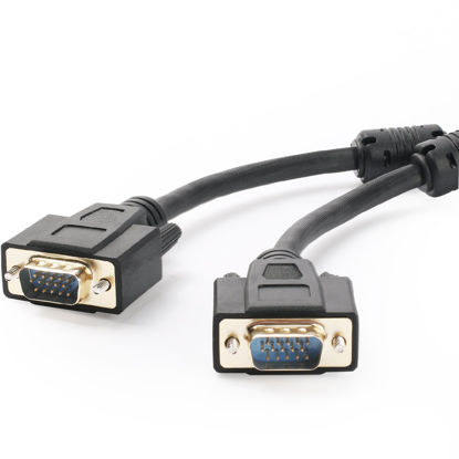 Picture of Postta VGA to VGA Cable (10 Feet) HD15 Male to Male Monitor Cable with Ferrites