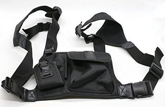 Picture of Wishring Universal Hands Free Chest Pack Bag Harness for Motorola Kenwood Midland Radio