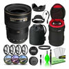 Picture of Nikon AF-S NIKKOR 16-35mm f/4G ED VR Zoom Lens (2182) Bundle Package with Padded Lens Case + Macro Filter Kit + UV, CPL, FL Lens Filters + Tulip Hood + Lens Cap Keeper + Lens Cleaning Kit