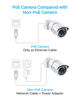 Picture of ZOSI 4PK 5MP Add-on POE IP Security Camera with Ethernet Cables Outdoor Bullet Camera with 120ft Night Vision, IP66 Weatherproof, Compatible PoE NVR Recorder(Model:ZR08EN,ZR08DN,ZR08PN,ZR16DK)