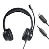 Picture of ONN 100009000 USB Stereo Headset with Built-in Microphone and in-Line Volume Control, 6 ft Cord