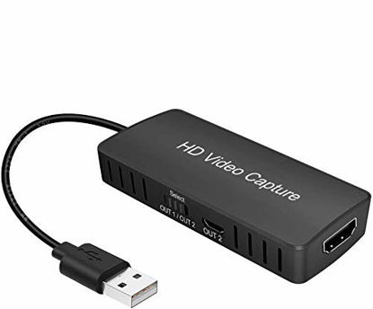 Picture of Oneme HD Video Capture, Audio Video Capture Cards, HDMI to USB Capture Cards 1080p USB2.0 Compatible with Linux, Mac OS, Windows 7/8/10