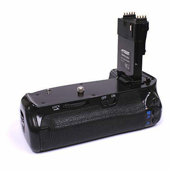 Picture of Wasabi Power BG-E14 Battery Grip for Canon LP-E6 and Canon EOS 70D, 80D