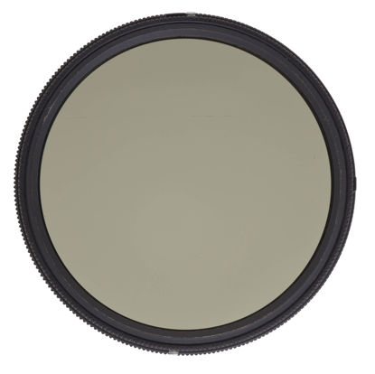 Picture of Heliopan 46mm Variable Gray Neutral Density Filter (704690) with Specialty Schott Glass in Floating Brass Ring