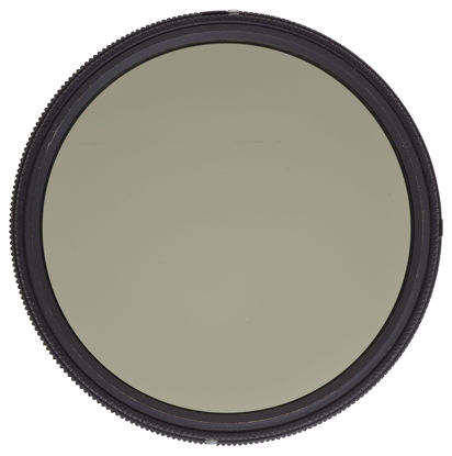 Picture of Heliopan 55mm Variable Gray Neutral Density Filter (705590) with Specialty Schott Glass in Floating Brass Ring