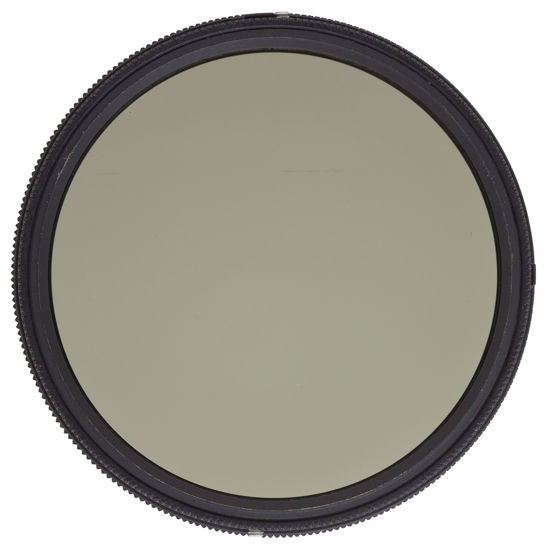 Picture of Heliopan 55mm Variable Gray Neutral Density Filter (705590) with Specialty Schott Glass in Floating Brass Ring