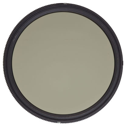 Picture of Heliopan 52mm Variable Gray Neutral Density Filter (705290) with Specialty Schott Glass in Floating Brass Ring