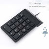 Picture of KKmoon Wired USB Numeric Keypad Slim Mini Number Pad Digital Keyboard 18 Keys for iMac/Mac Pro/MacBook/MacBook Air/Pro Laptop PC Notebook Desktop