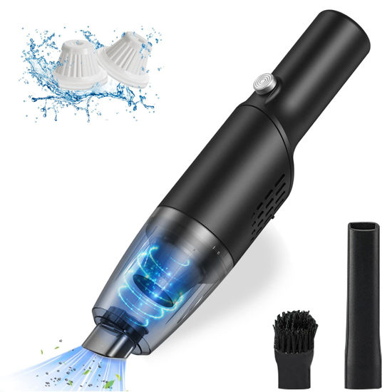 Picture of Cordless Handheld Vacuum Cleaner, USB Rechargeable Car Vacuum Cleaner, Portable Mini Vacuum Cleaner, 4000pa Powerful Suction,Suitable for Car Cleaning, Household Cleaning,Keyboard and Other Scenes.