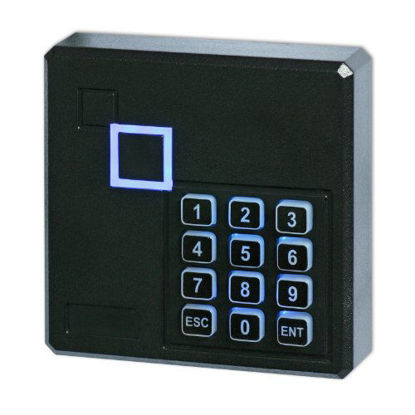 Picture of Lowpricenice Weatherproof 125KHz Wiegand 26 26bit Access Control Keypad RFID Reader Color Black