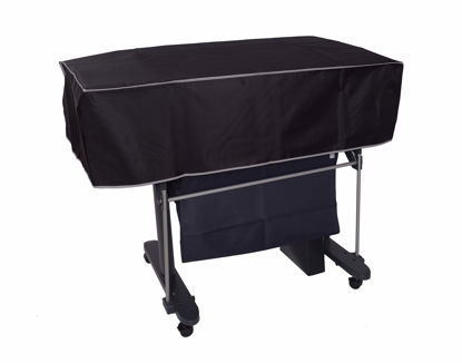 Picture of The Perfect Dust Cover, Black Nylon SHORT Cover for Epson SureColor F570 Dye-Sublimation WITH STAND Printer, Anti Static Waterproof, Dimensions, 38''W x 20.7''D x 13.6''H by The Perfect Dust Cover LLC