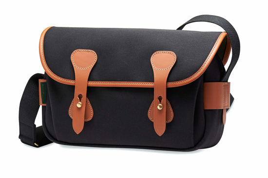 Picture of Billingham S3 Shoulder Bag (Black Canvas/Tan Leather)