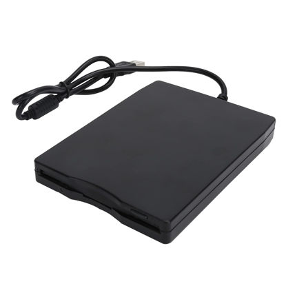 Picture of 3.5in USB External Floppy Disk Reader Drive, USB Floppy Disk Drive External Portable 1.44MB FDD Universal for Laptops Desktops