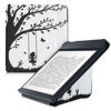 Picture of kwmobile Origami Case Compatible with Kobo Libra H2O - Case Slim Premium PU Leather Cover with Stand - Girl Tree Swing Black / White