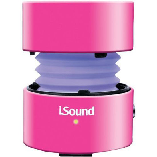 Picture of ISOUND ISOUND-5289 Fire Glow Mini Wired Speaker (Pink)