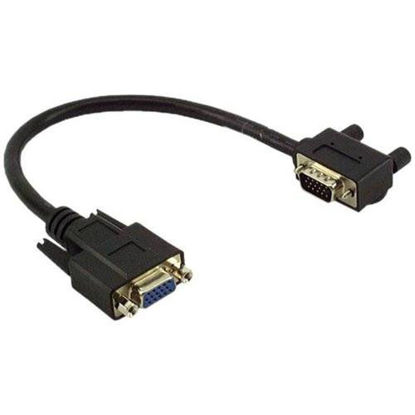 Picture of VGA Monitor Left Angle Male to Straight Female Adapter - 3 Foot