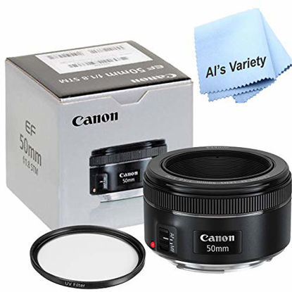 Picture of Canon EF 50mm f/1.8 STM Lens + Micro Fiber Lens Cloth