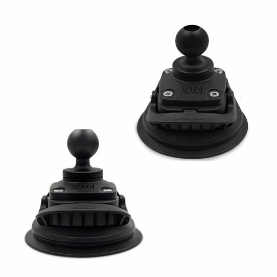 Picture of Composite Windshields Suction Cup Base Mount with 1'' Ball for All Industry Standard 1 inch / 25mm / B Size Socket Arm, Compatible with RAM, Arkon, iBolt and More (1'' Ball Suction Cup)