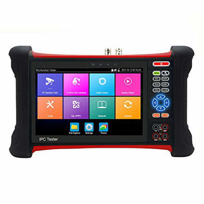 Picture of CCTV Tester , IP Cameras Tester, 8 in 1 X7-MOVTADHS Tester Monitor, AHD CVI TVI SDI Monitors, Digital Multimeter,RJ45 Cable TDR Test Tool,UTP Cable Test,HDMI in/Out