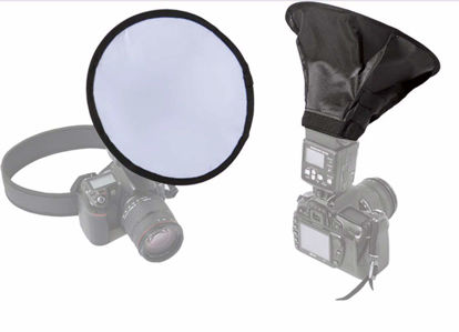 Picture of EXMAX® 8inches/20cm Round Flash Umbrella Softbox Diffuser for Canon Nikon Speedlight