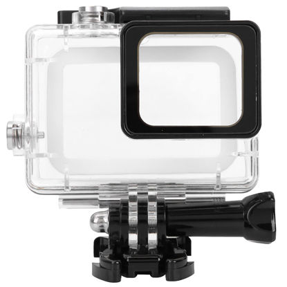 Picture of Camera Diving Case, Action Camera Waterproof Housing 40m Underwater Dive Protector Cover Shell with Base and Screw, for Gopro Hero 5/6 / 7