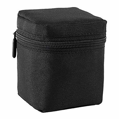 Picture of JEROME Camera Lens Bag DSLR Padded Thick Shockproof Protective Pouch Case Lens Pouch for DSLR Camera, Black, 500044715