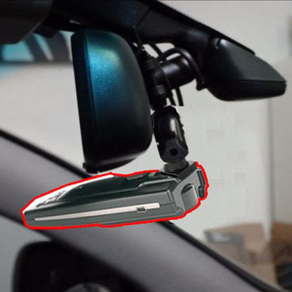 Picture of AccessoryBasics Universal Car Rear View Mirror Radar Detector Adhesive tab Mount for Radenso SP Pro Valentine One Whistler CR 65 70 75 80 85 90 XTR 130 RX Meter Cobra XRS ESR SPX ESD Radar Detector