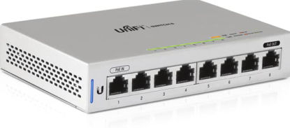 Picture of Ubiquiti UniFi US-8 PoE Powered 8 Port Managed Gigabit Switch with PoE Passthrough