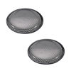 Picture of Fielect 2 Pcs 8inch /210mm Speaker Grill Mesh Decorative Circle Woofer Guard Protector Cover Audio Accessories Black