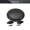 Picture of Fielect 2 Pcs 8inch /210mm Speaker Grill Mesh Decorative Circle Woofer Guard Protector Cover Audio Accessories Black