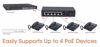 Picture of Intellinet 5-Port PoE Passthrough Gigabit Ethernet Switch - with 1 x Gigabit PoE Input, 4 x Gigabit PoE Output, 68W Power Budget via AC Power & 26W Power Budget via PoE PD, 3 Year Warranty - 561082