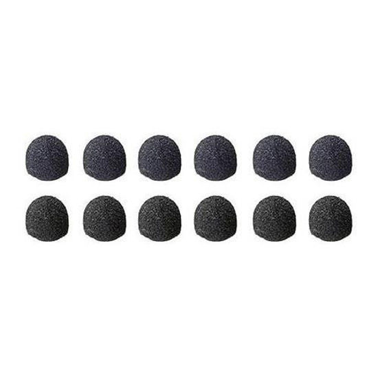 Picture of Sony ADC77B Urethane Windscreen Kit for ECM77 Microphone, Set of 12, Black