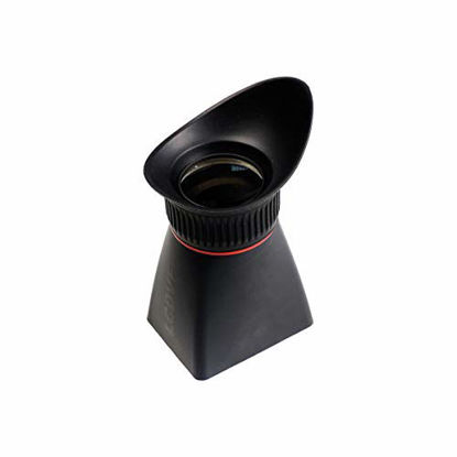 Picture of Kinotehnik LCDVFD 3" LCD Viewfinder for Canon/Nikon/Pentax/Samsung and Sony Cameras, Accepts 37mm Diameter Diopter Lenses