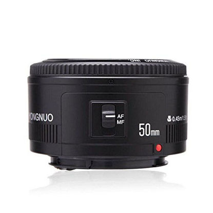 Picture of Yongnuo EF YN 50mm F/1.8 1:1.8 Standard Prime Lens for Canon EF EOS DSLR Cameras