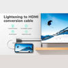 Picture of Lightning to HDMI Adapter - [Apple MFi Certified] Compatible with iPhone iPad iPod - HDMI Adapter Digital AV 1080P Charging Port Sync Audio Video Screen Converter for iPhone 12/11/XR/8/7 Pro