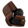 Picture of Megagear Canon EOS M50 Pu Leather Camera Case, Dark Brown (MG1447)