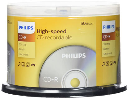 Picture of Philips CDR-80 (52x) 50pk Spindle