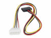 Picture of Nippon Labs SATA-15PF3-4PM-1.5 18-Inch 4 Pin Mole x Male to (3) 15 Pin Sata ll Female Power Cable